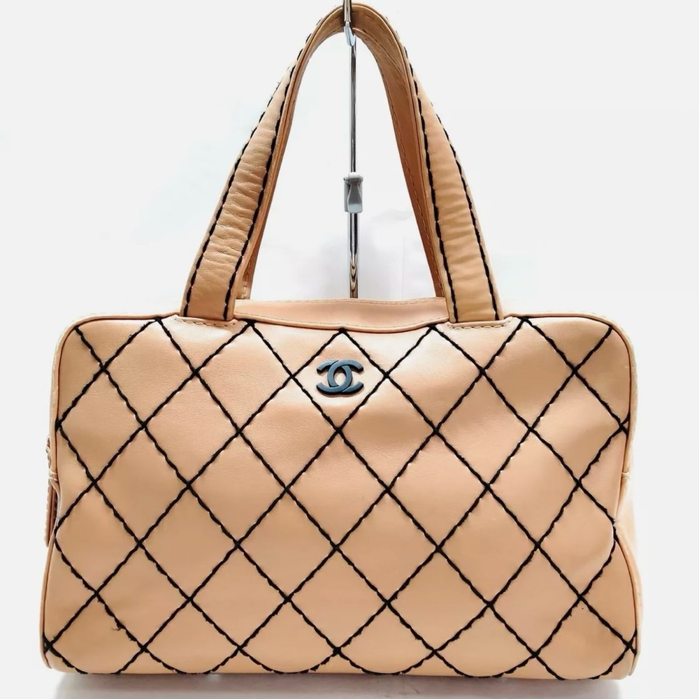 CHANEL Wild Stitch Leather Bag